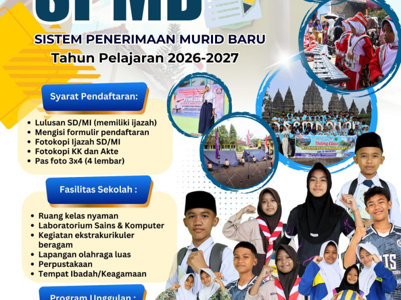 Penerimaan Siswa Baru Tahun Ajaran 2026/2027